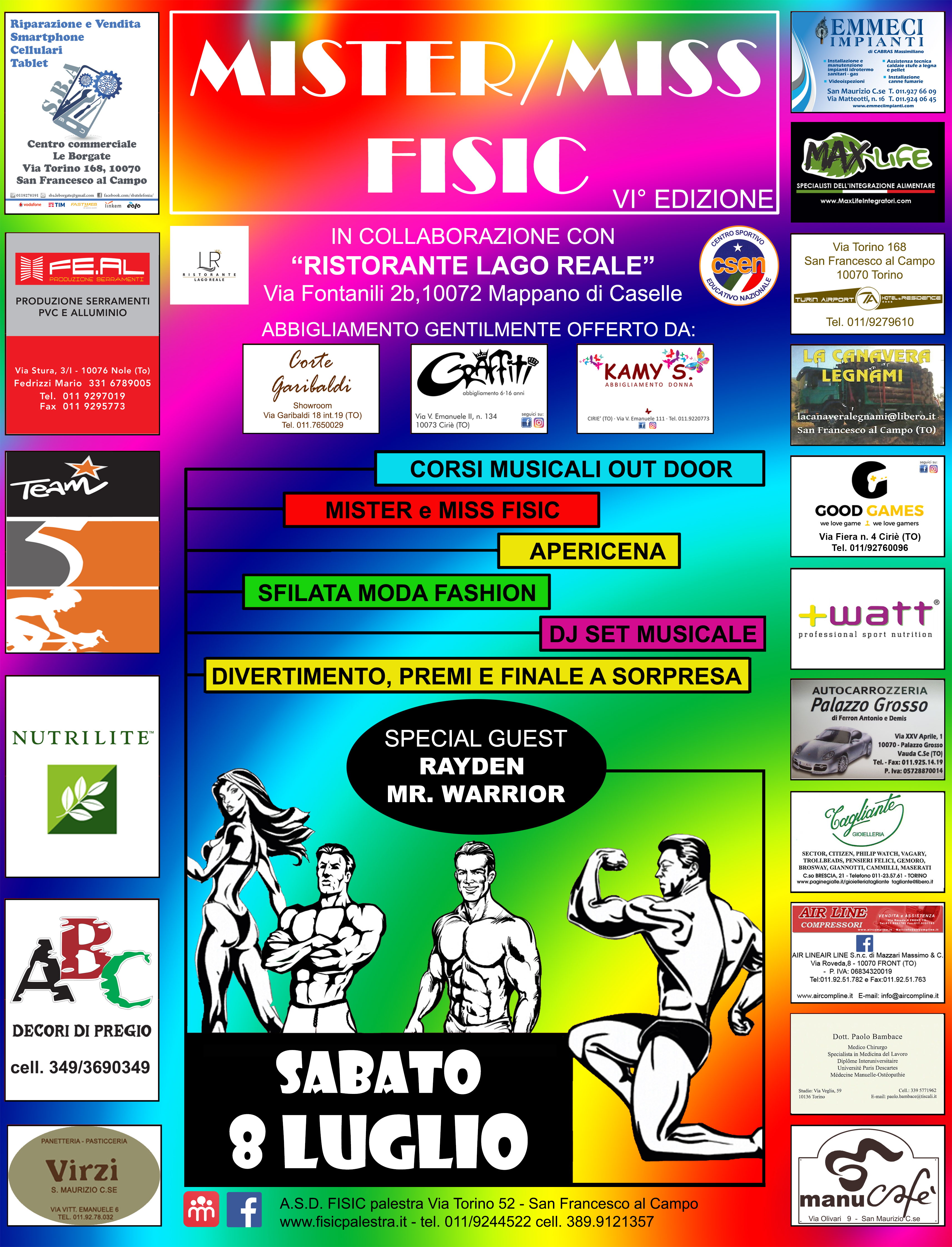 GRAZIE a tutti gli sponsor che hanno reso possibile la realizzazione di quest'evento!!!