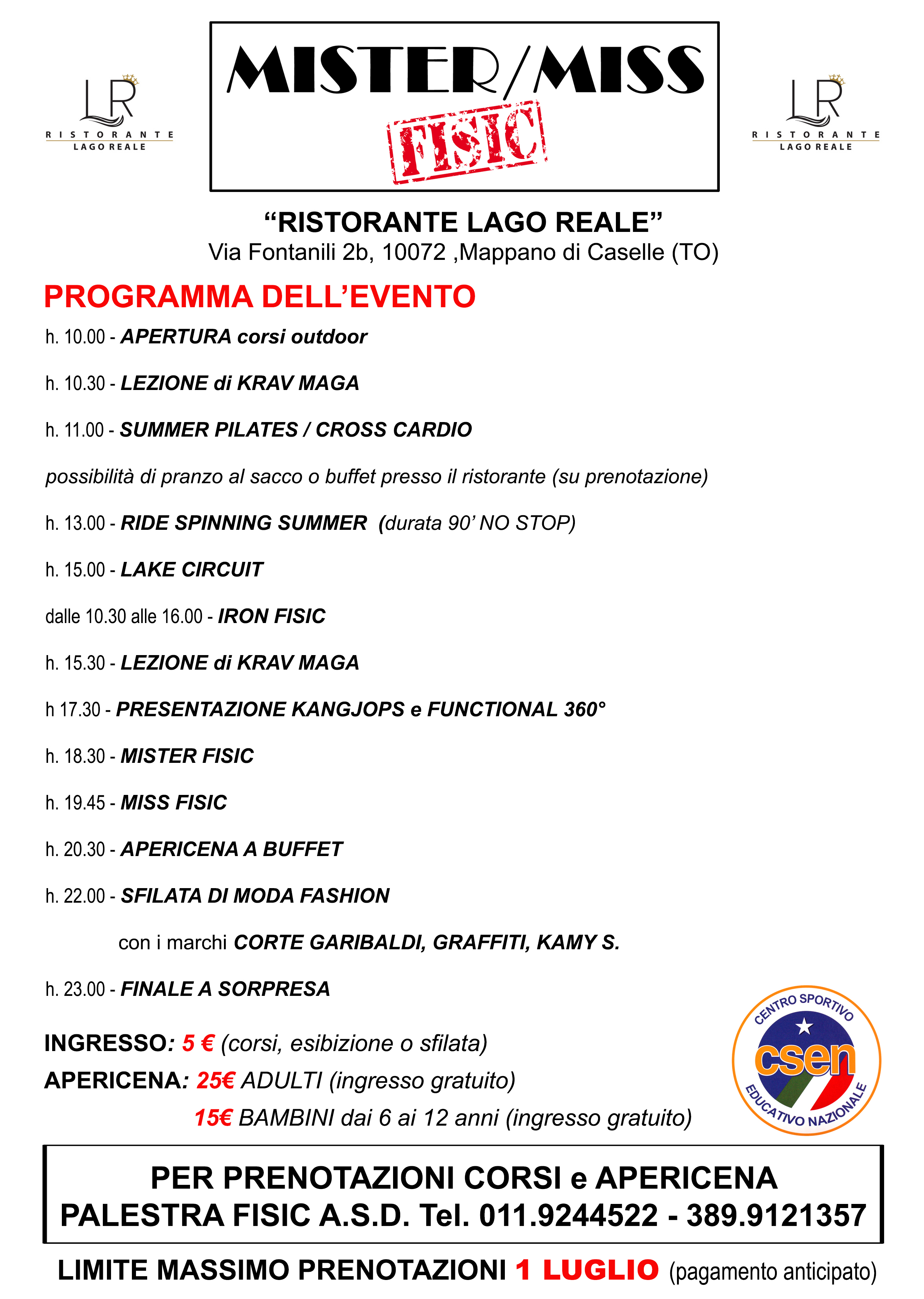 PROGRAMMAZIONE dell'intera giornata!!